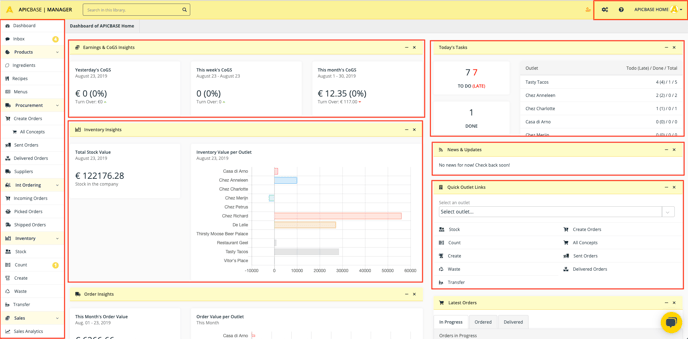 APICBASE DASHBOARD 1.1