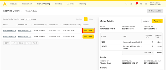 Apicbase internal ordering 8-1