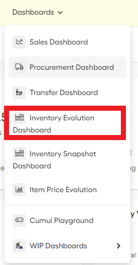 Inventory Evolution 1